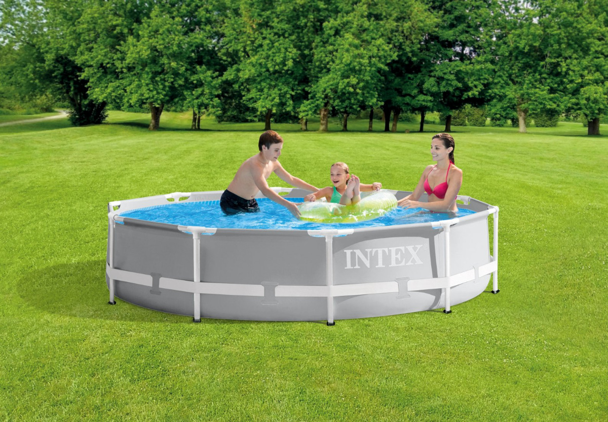 Intex 10ft x 30" Prism Frame Pool with Filter Pump - Round - Image 182342