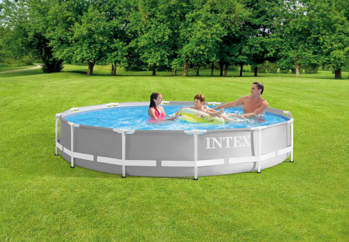 Intex 12ft x 30" Prism Frame Pool with Filter Pump – Round - Image 182344