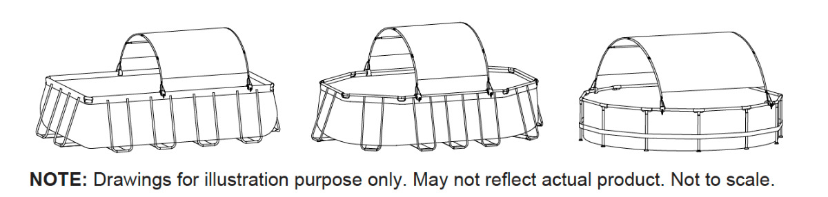 Intex 28054 Pool Canopy  - Image 81408
