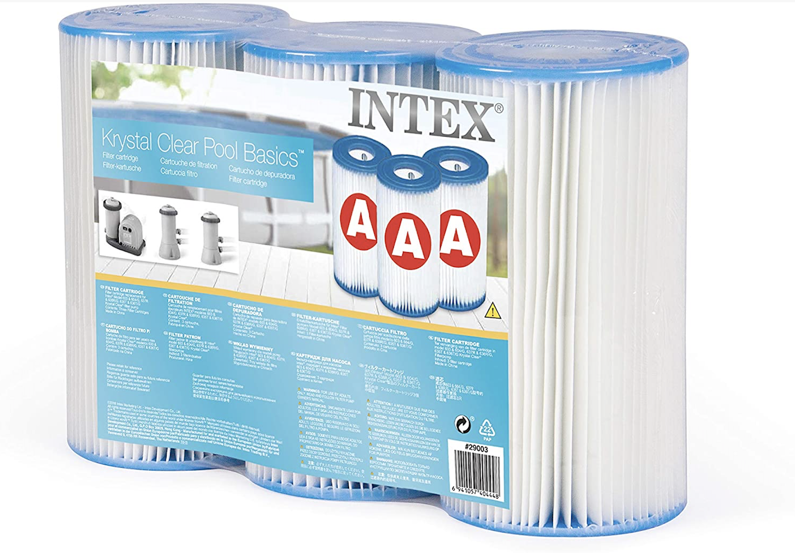Intex Filter Cartridge - type A (Tri-Pack) - Image 42343