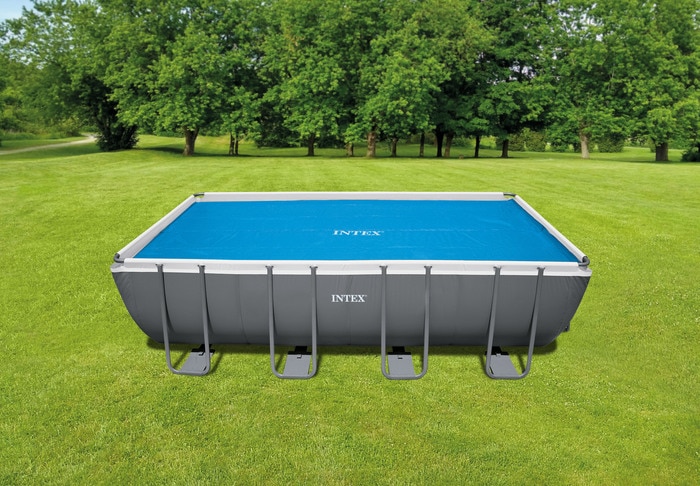 Intex Solar Cover for 18ft x 9ft (5.49 x 2.74m) Frame Pools - Rectangular - 160 Micron - Image 69516