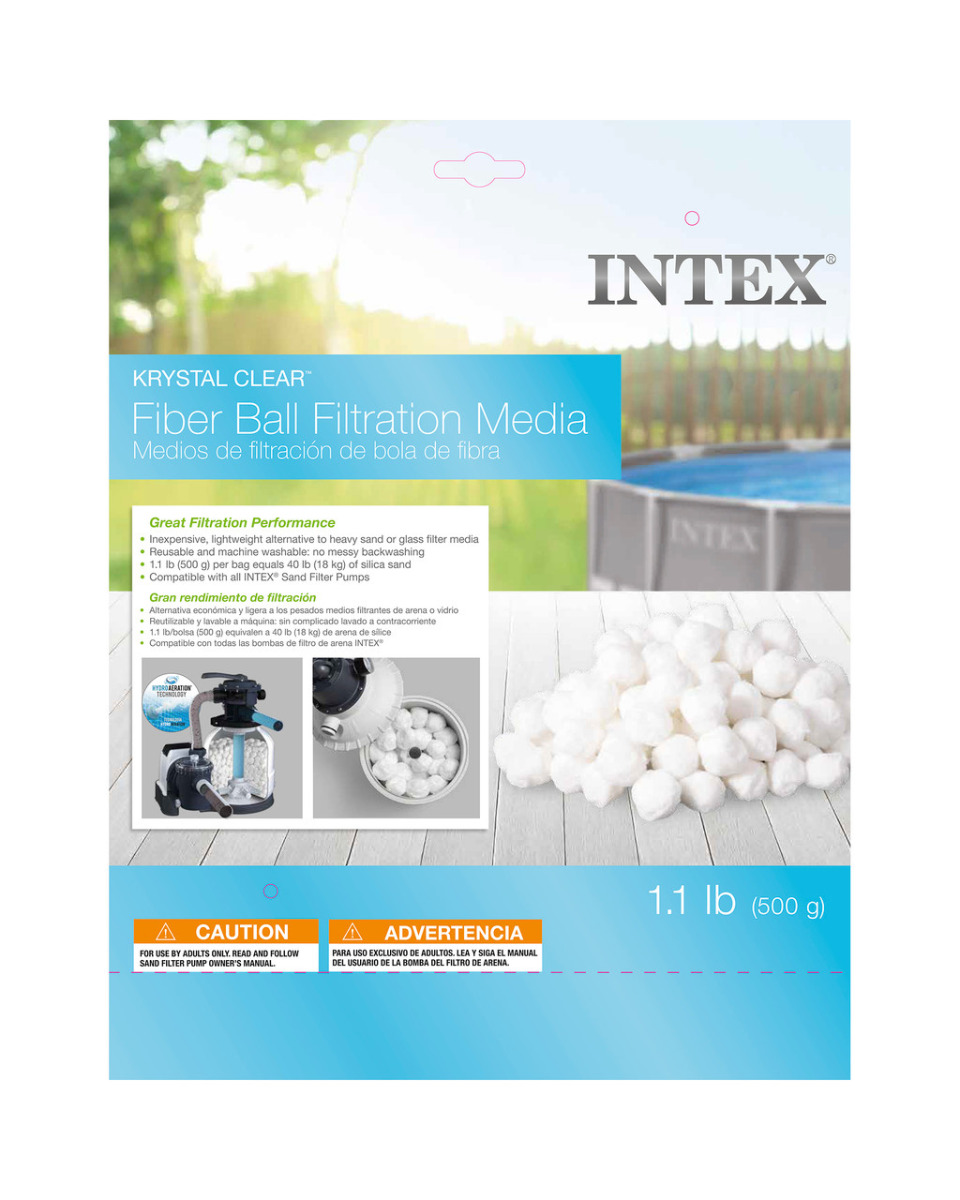Fiber Ball Filtration Media for Pool Sand Filter Pumps - 500gr  - Image 182899