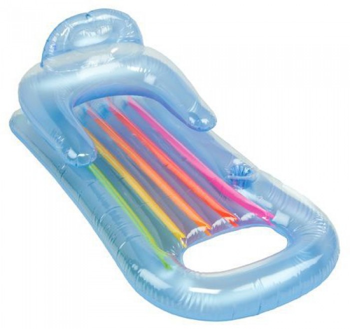 Intex Inflatable Pool Mattress | King Kool Lounger - Blue (63" x 33.5") - Image 36801