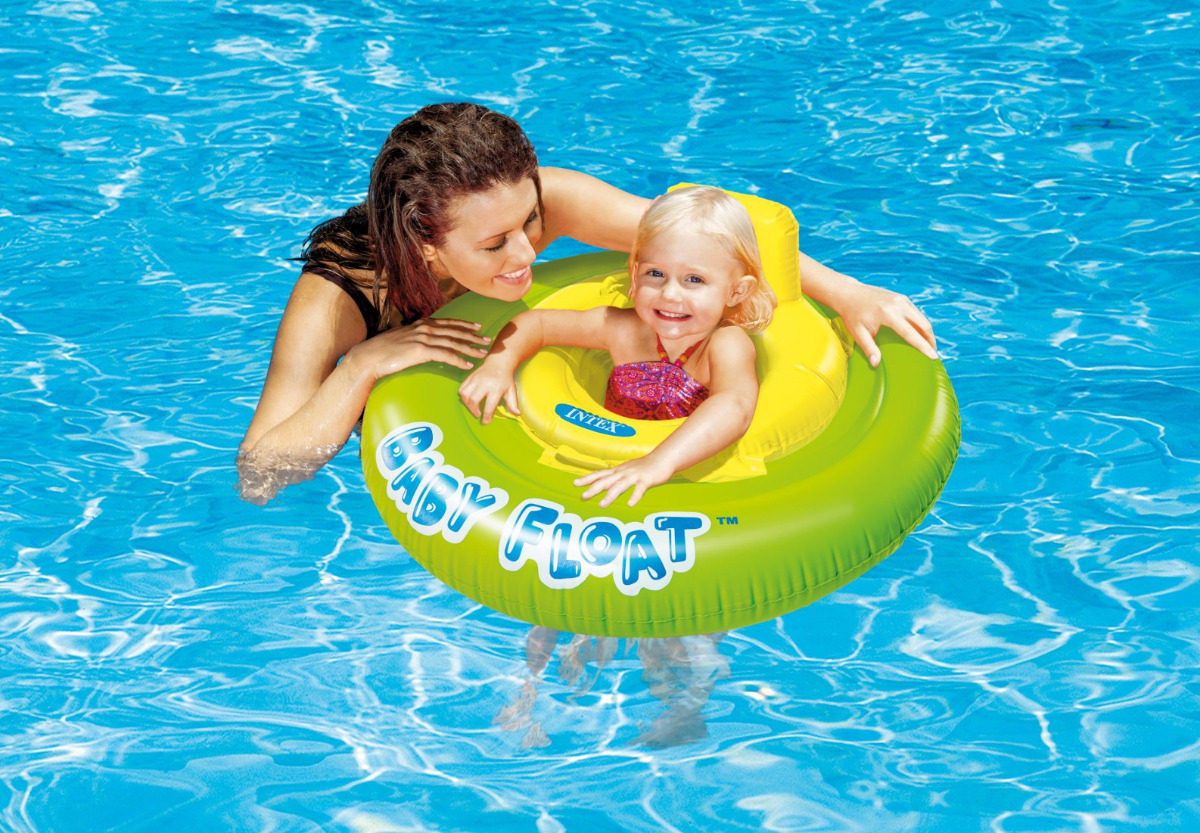 Intex Pool Inflatable Baby Float Green (1 - 2 Years) - Image 182581