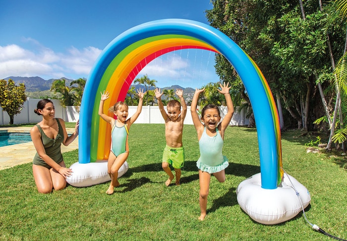 Intex Inflatable Rainbow Cloud Sprinkler (3+ Years) - Image 69482