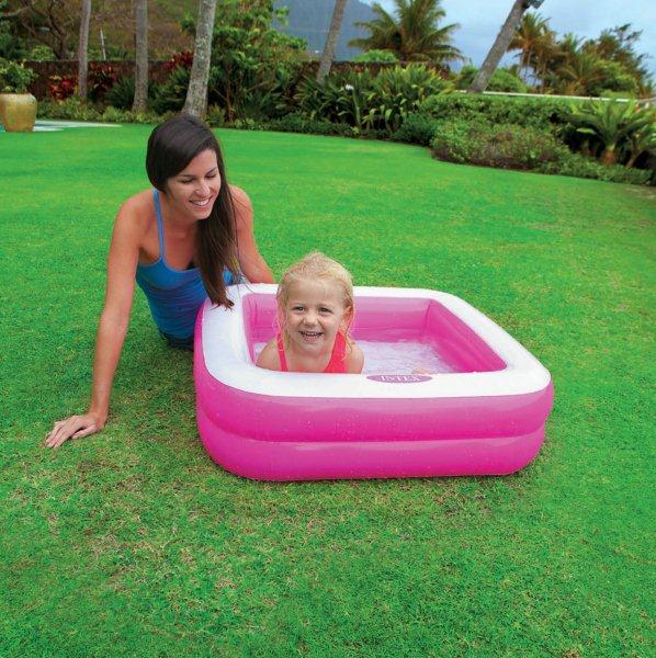 Intex Inflatable Play Box Pool - Pink (1 - 3 Years) - Image 36985