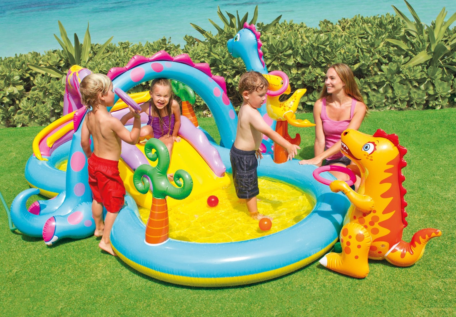 Intex Inflatable Dinoland Play Center (3+ Years)  - Image 42005