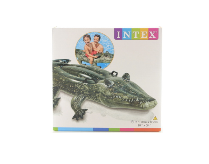 Intex Pool Float | Inflatable Gator Ride-On (3+ Years) - Image 36971