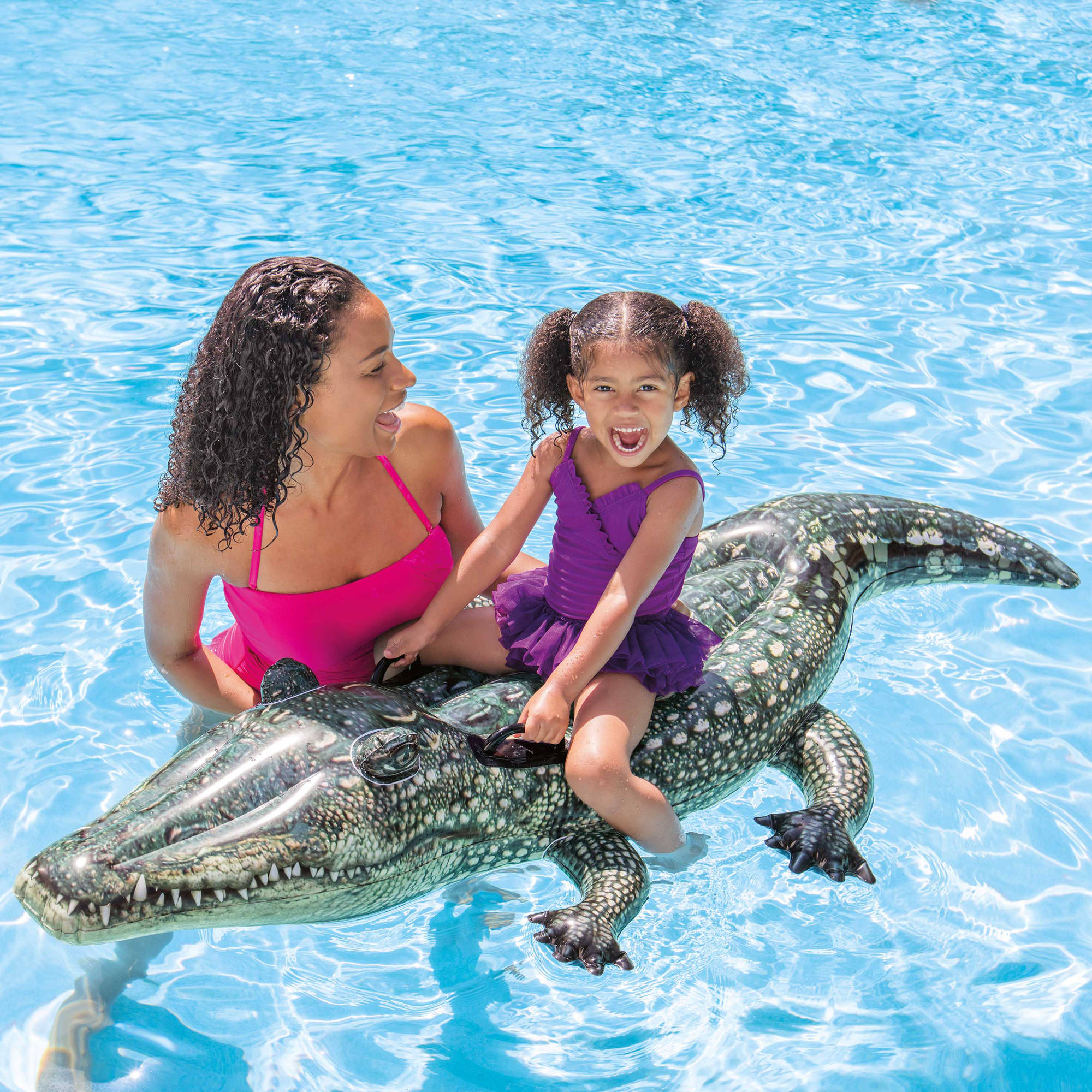 Intex Pool Float | Inflatable Gator Ride-On (3+ Years) - Image 36972