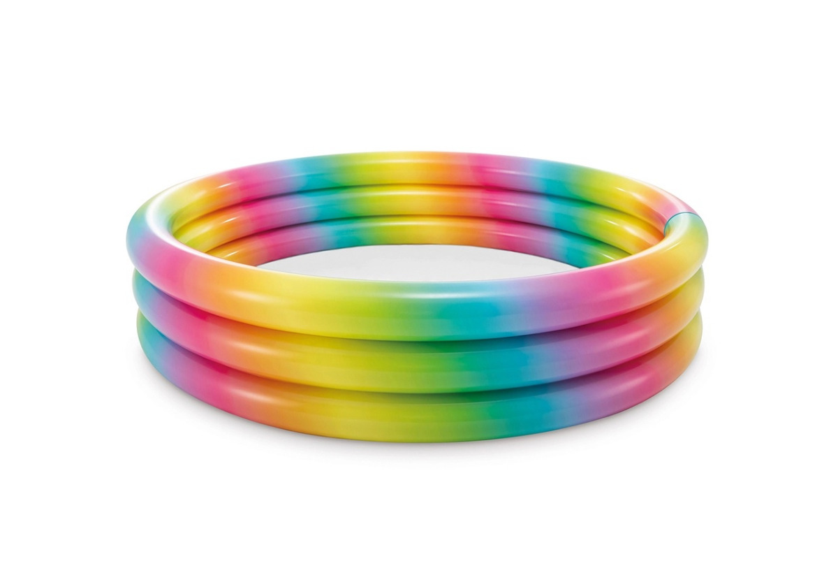 Intex Inflatable Rainbow Ombre Pool 66" (2 Plus Years) - Image 182416
