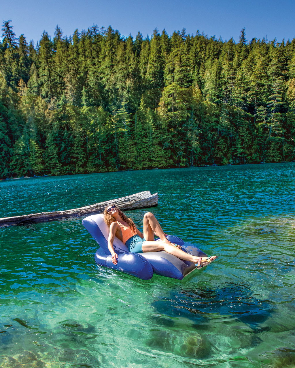 Intex 58868 Inflatable Mattress | Floating Recliner Lounger (71" x 53") - Image 183032