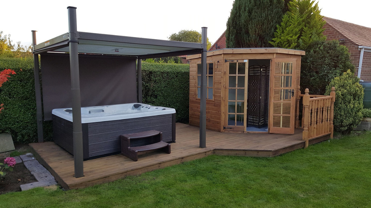 Automated Hot Tub Cover Gazebo | 10ft x 8ft | Covana Evolution - Image 182638