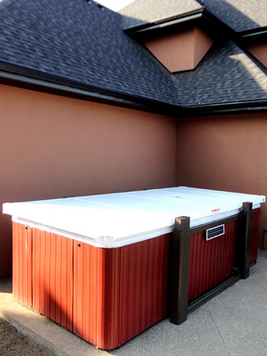 Automated Swim Spa Cover Gazebo | 14ft x 8ft | Covana Legend - Image 32093