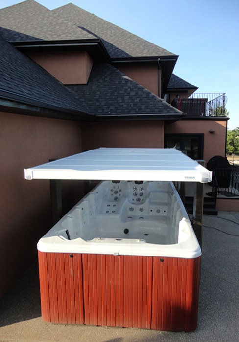 Automated Swim Spa Cover Gazebo | 18ft x 8ft | Covana Legend - Image 32072