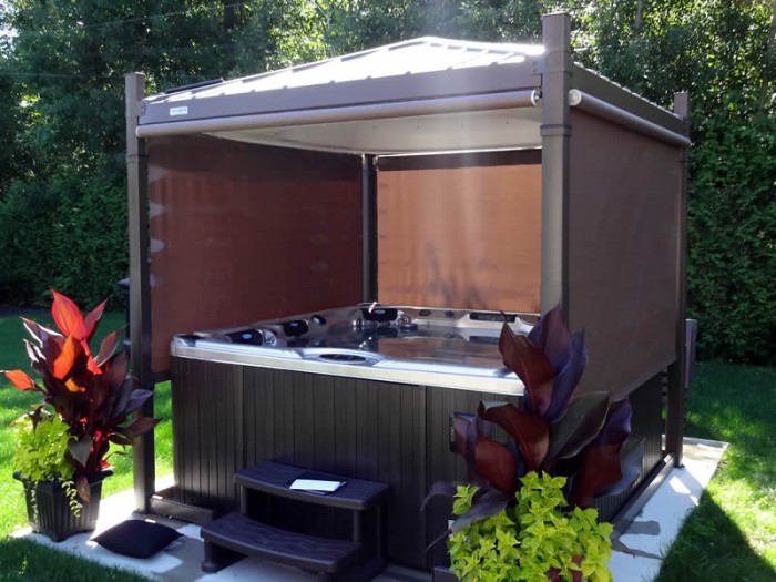 Automated Hot Tub Cover Gazebo | 7ft to 8ft | Covana Oasis - Image 32119