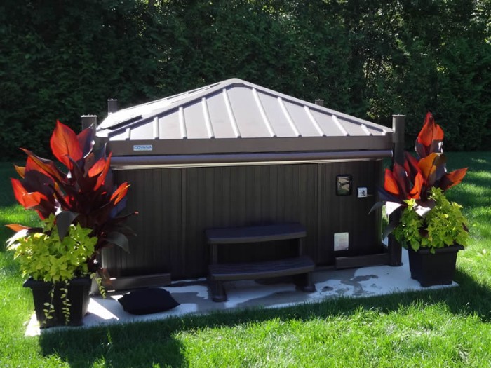 Automated Hot Tub Cover Gazebo | 7ft to 8ft | Covana Oasis - Image 32120