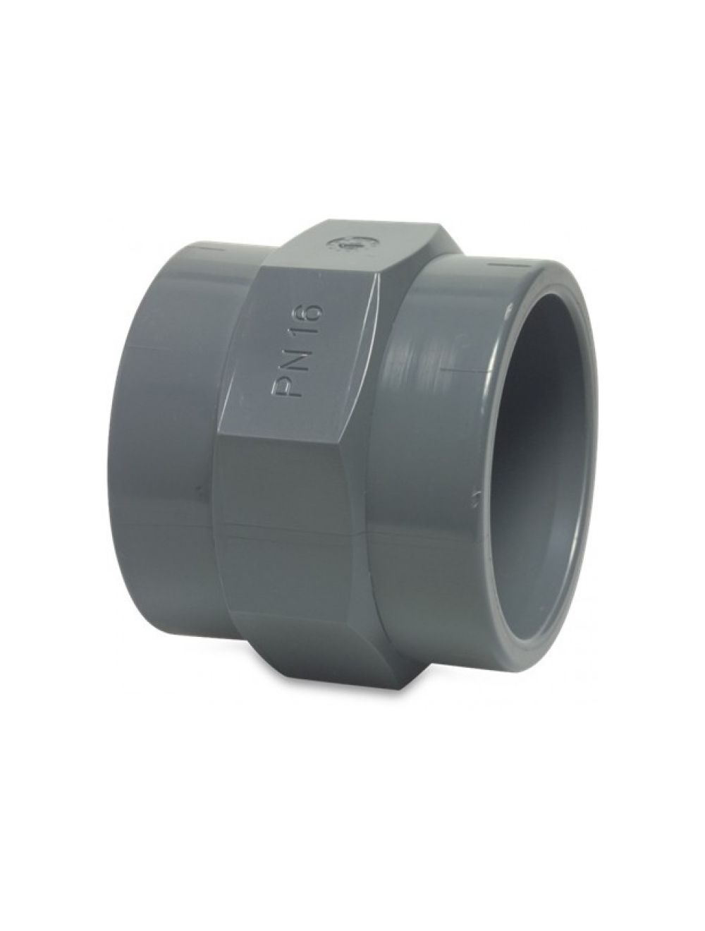 Mega Adaptor Socket PVC-U 63 mm x 2