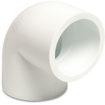 Mega Elbow 90° PVC-U 2" Imperial Glue Socket 16bar White