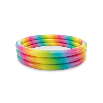 Intex Inflatable Rainbow Ombre Pool 66" (2 Plus Years)