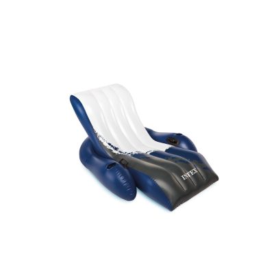 Intex 58868 Inflatable Mattress | Floating Recliner Lounger (71" x 53")