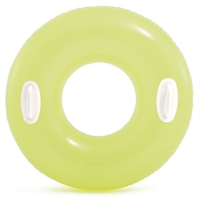 Intex Inflatable Pool Float | Hi-Gloss Tube - Green 30" (8+ Years)