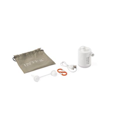 Intex QuickFill USB200R Indoor/Outdoor Electric Tiny Air Pump