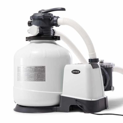 Intex 3,200 gal/h Sand Filter Pump for pools up to 21,467 gal