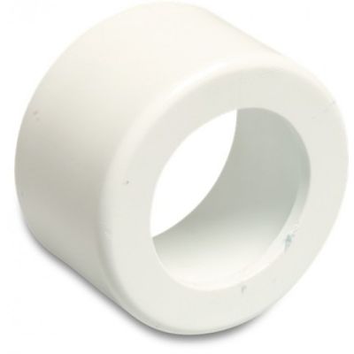 Mega Short Reducer PVC-U 2" x 1.5" Imperial Glue Spigot x Imperial Glue Socket 16bar White