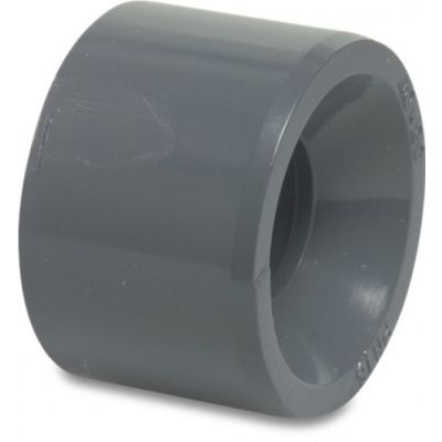 Mega Short Reducer PVC-U 63 mm x 50 mm Glue Spigot x Glue Socket 16bar Grey