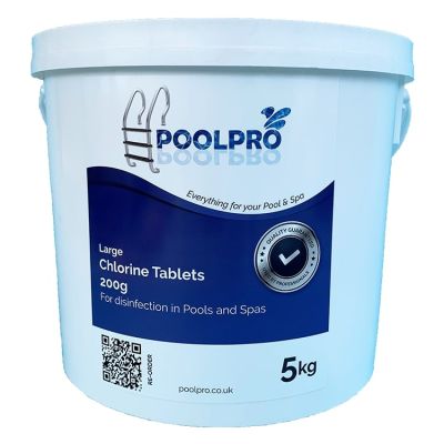 Pool Large Chlorine Tablets 200g (5 kg)