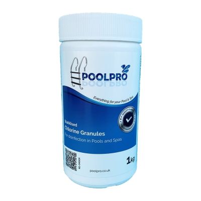 Pool and Hot Tub Stabilised Chlorine Granules (1 kg)