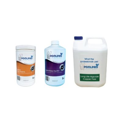 Basic Pool Recovery Chemical Kit (for Cartridge Filters)