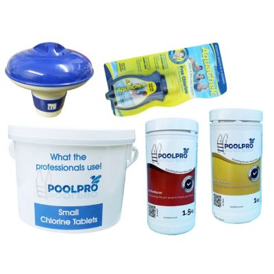 Basic Hot Tub Chemical Kit (with 2.5 kg Mini-Chlorine Tablets)