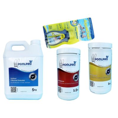 Basic Pool Chemical Kit (with 5 kg Chlorine Granules)