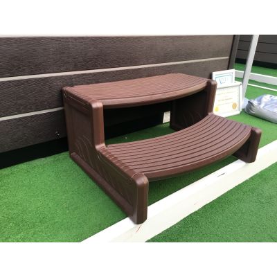 Hot Tub Steps (Reversible Flat or Round) - Mocha