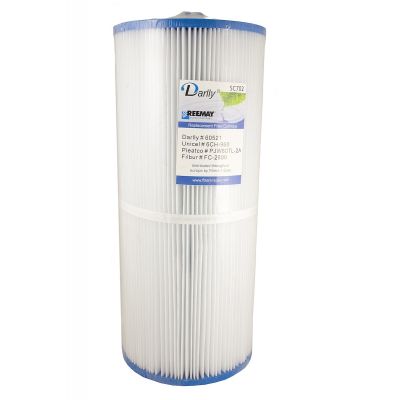 SC702 - 39cm Hot Tub Filter Cartridge for Jacuzzi, Marquis and Cal Spas