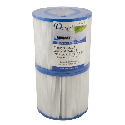 SC726 - 12cm Hot Tub Filter Cartridge for Multiple Spas (Twin Pack)