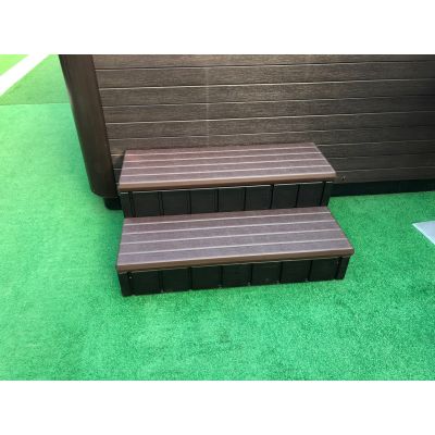 Hot Tub Steps (with storage) - Brown