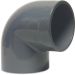 Mega Elbow 90° PVC-U 50 mm Glue Socket 16bar Grey