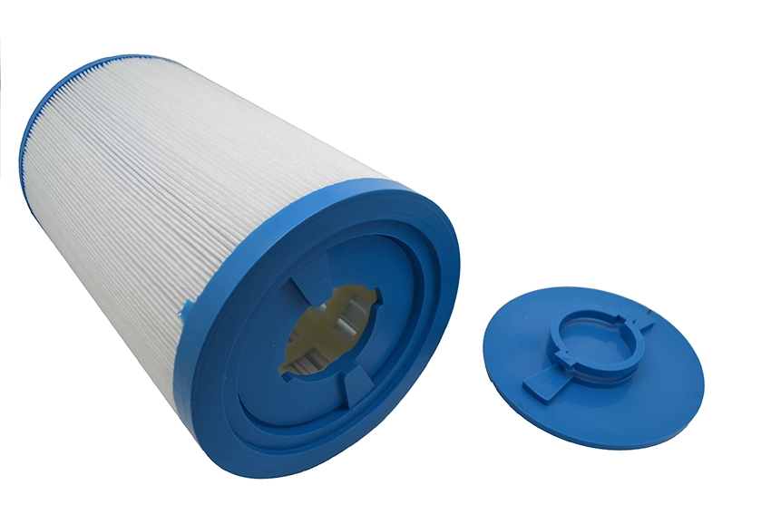 DL718 - 20cm Hot Tub In-Line Sanitisation Filter Cartridge for Artesian Spas, Maax Spas and Vita Spas (dosing dispenser not included) - Image 42052