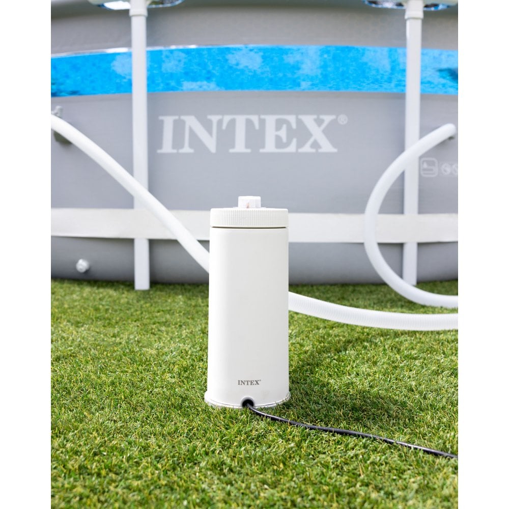 Intex 1,000 gal/h Cartridge Filter Pump with Built-in Cartridge Gauge  for pools up to 3,697 gal  - Image 182953