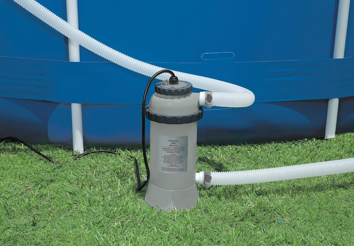 Intex Electric Pool Heater for pools up to 12ft - 1,430 gal  (new model with Push Button Switch)  - Image 182820