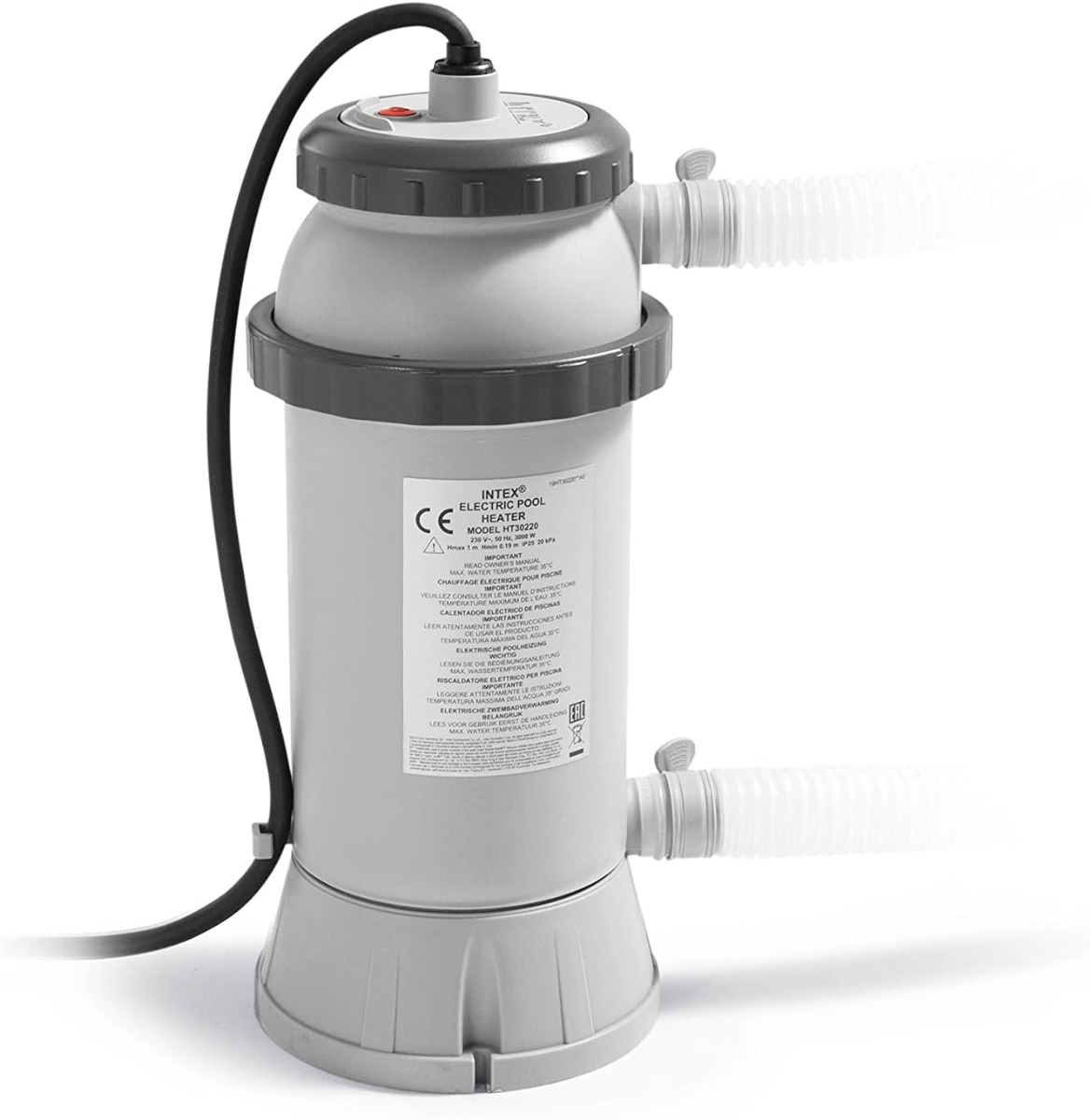 Intex Electric Pool Heater for pools up to 12ft - 1,430 gal  (new model with Push Button Switch)  - Image 182818