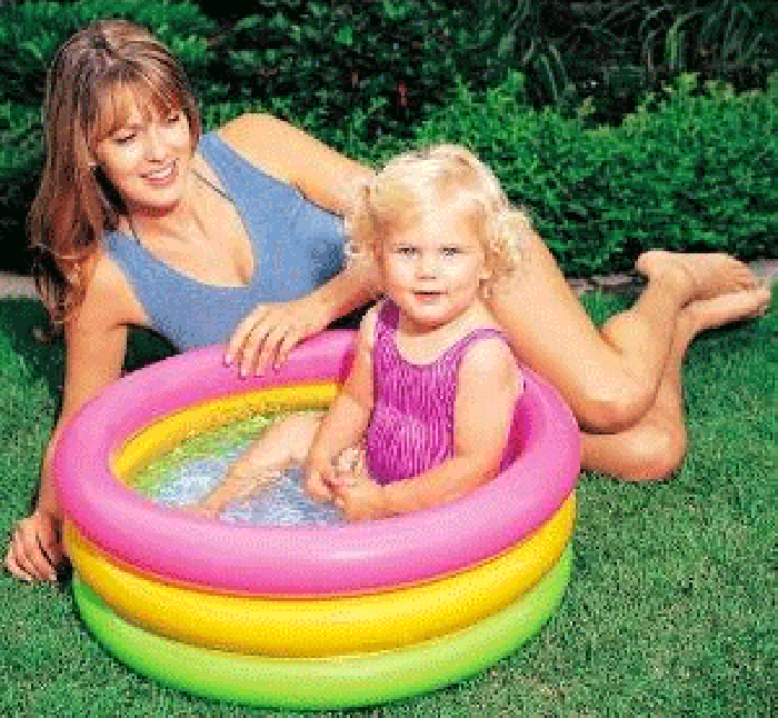 Intex Inflatable Sunset Glow Baby Pool 24" (1 - 3 Years) - Image 36926