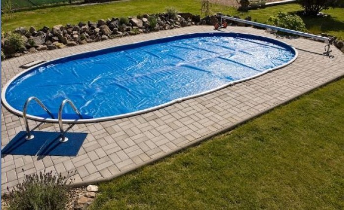 30ft x 15ft Oval Swimming Pool Solar Cover 200 Micron - Image 37389