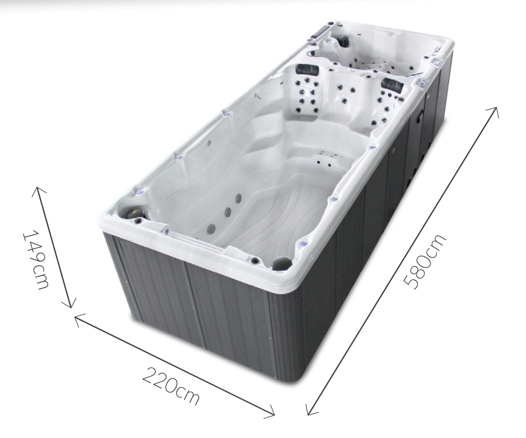 Reef Andros (19ft) Swim Spa  - Image 182496