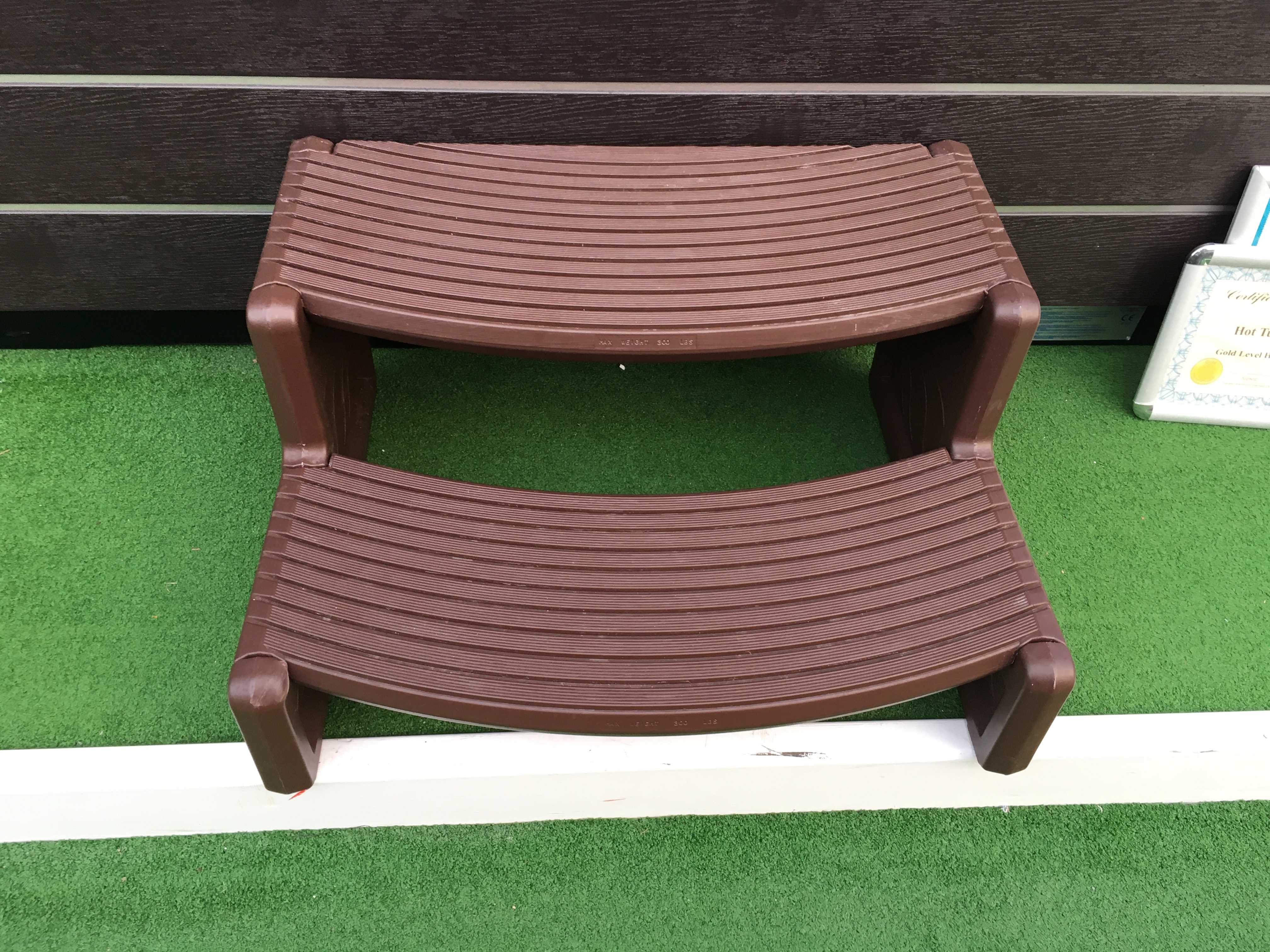 Hot Tub Steps (Reversible Flat or Round) - Mocha - Image 42042