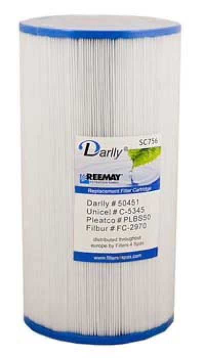 SC756 - 25cm Hot Tub Filter Cartridge for Multiple Spas - Image 39777