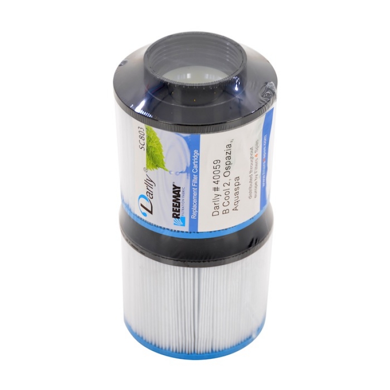 SC803 - 9cm Hot Tub Filter Cartridge for BCOOL II, Ospazia and Aqua Spas (Twin Pack) - Image 39887