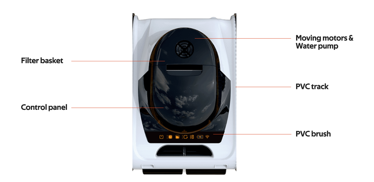 Fairland X-Warrior Robotic Pool Cleaner M60 with AI-Wireless Technology - Image 182886